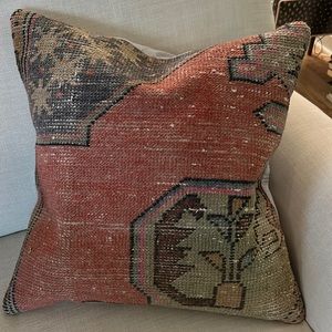 Oushak Rug Accent Pillow